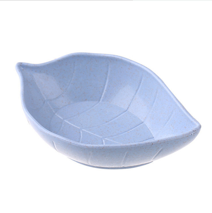 Wheat Stalk Leaf Dish Creative Snack Plate Japanese Tableware Vinegar Dish Soy Sauce Dish Bone Dish Pickles Dish Gift