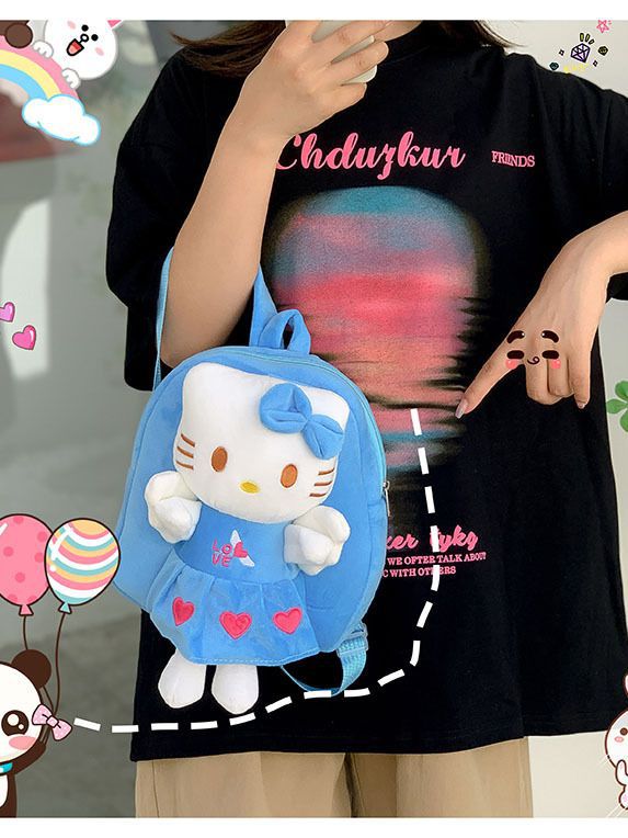 Cartoon Kindergarten Small Class Children's School Bag Back-to-School Baby Dual Shoulder Backpack for Boys and Girls 1-4 Years Old Mickey Bag Wholesale