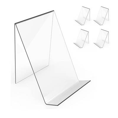 Spot cross-border transparent acrylic book stand display shelf shelf photo album Mall library desktop book holder