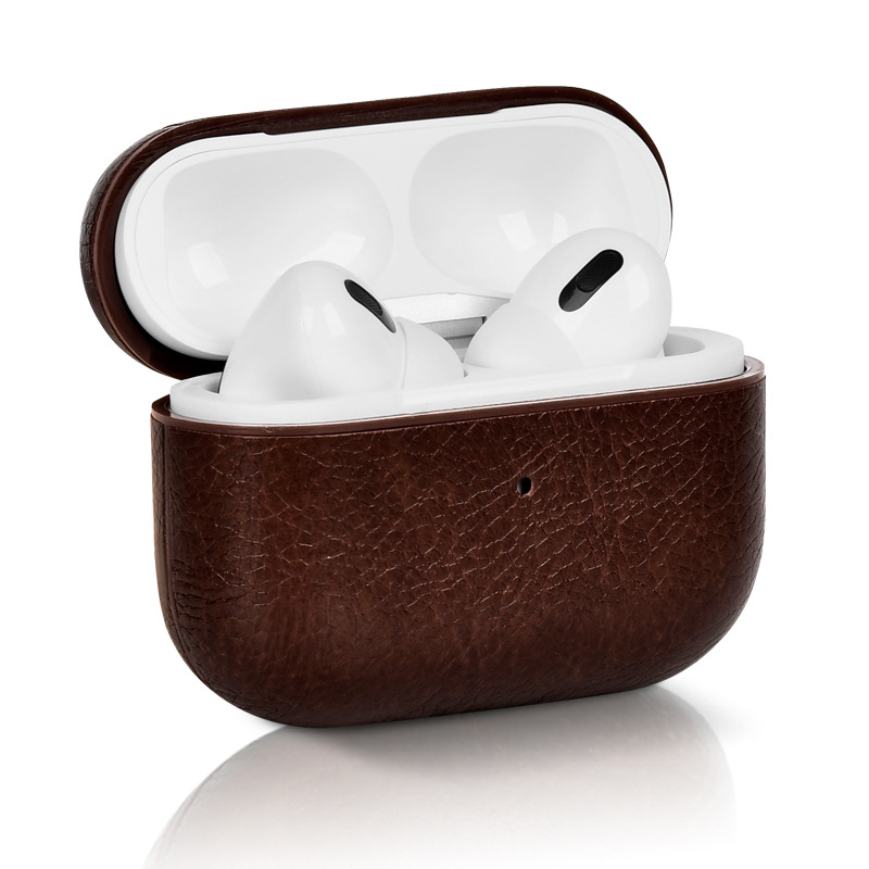 Четырехцветный пятно подходит для Apple беспроводной Bluetooth наушники чехол для защиты Airpods234Pro2 кожаный чехол