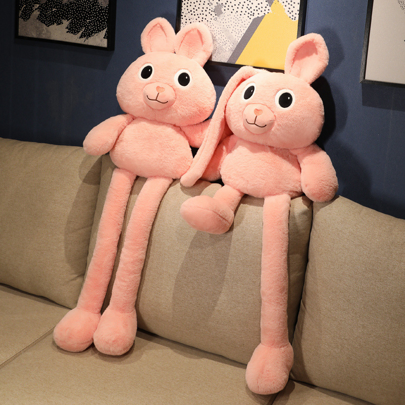 Shake Tone Same Style Internet Red Pull Ear Rabbit Doll Plush Toy Girl Doll Creative Pull Ear Rabbit Doll