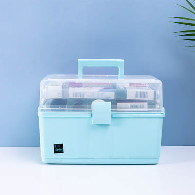 Household medicine box medicine storage box dormitory medical first aid box baby medicine medical storage box medicine box