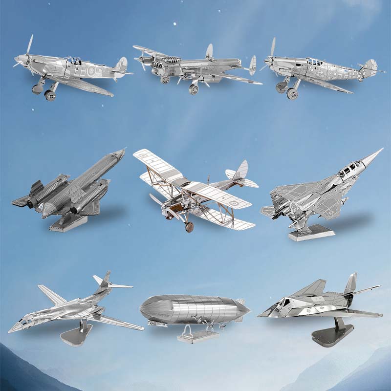 Steel Golem wholesale aircraft series Group A Love to spell metal puzzle mini 3D three-dimensional manual DIY assembled model