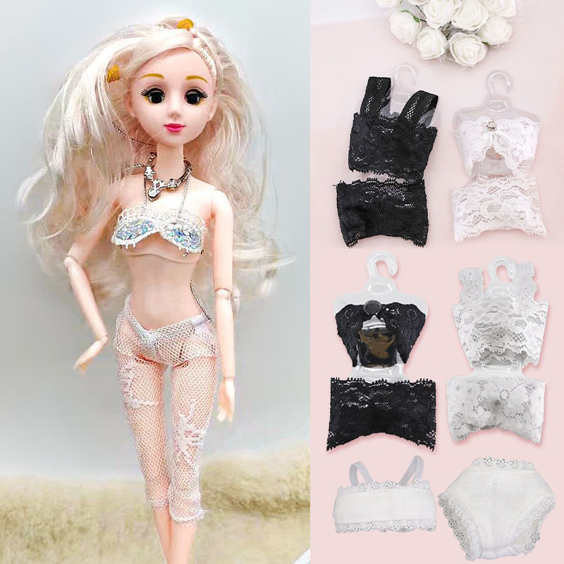 Doll dress-up clothes xiaolijia underwear pajamas 30cm Super Model 6 points suitable for lace cloth baby clothes