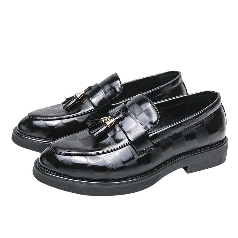Cheap New Brock Business Casual Leather Shoes Men's Comfortable Breathable Tassel Slip-on Loafers Men