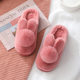Cotton slippers women's winter thick-soled non-slip three-dimensional plush warm home indoor couple cute outer wear bag heel confinement shoes