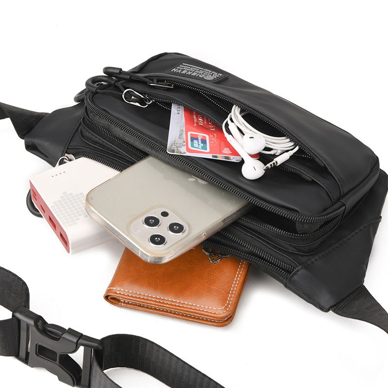 New fashion brand waist bag crossbody bag waterproof chest bag casual shoulder bag outdoor sports bag dead fly bag mobile phone bag