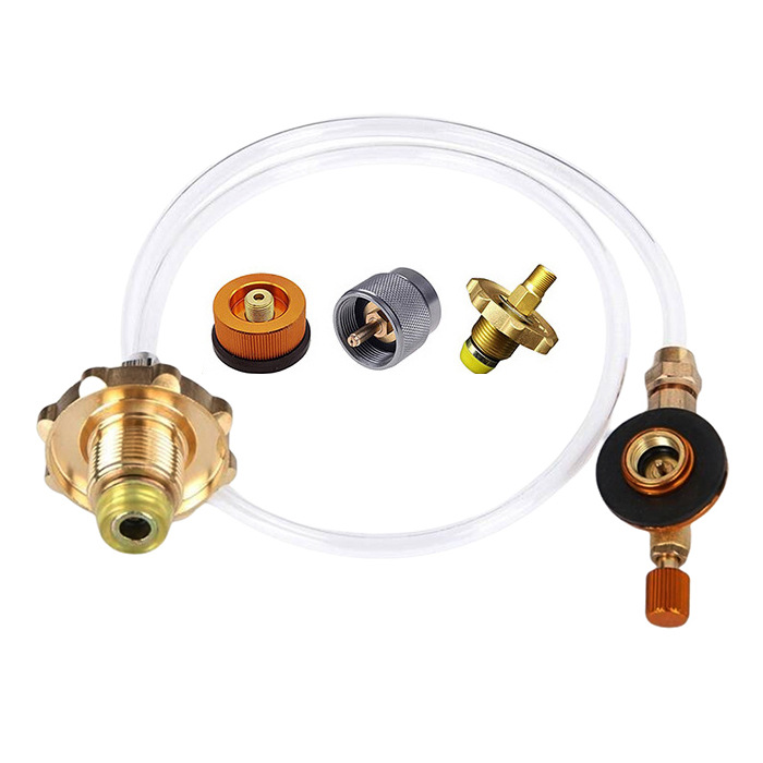 Charging valve connecting pipe gas gas liquefied gas bridge filling card type long flat gas tank converter adapter