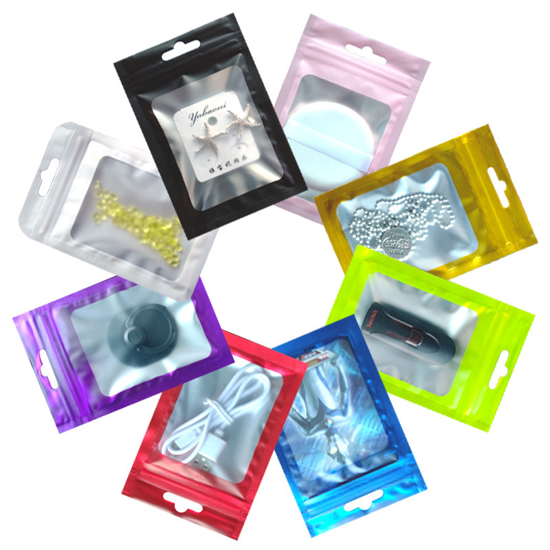 Nail art supplies wear nail tool bag packaging bag frosted plastic bag nail art self-sealing bag manufacturers wholesale tool bag