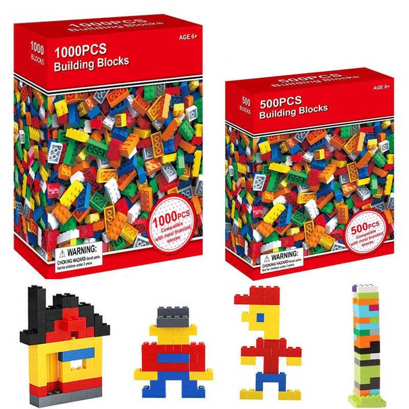 Cross-border best-selling Australian 1000 small particle block bulk, compatible with LEGO DIY children's assembly blocks
