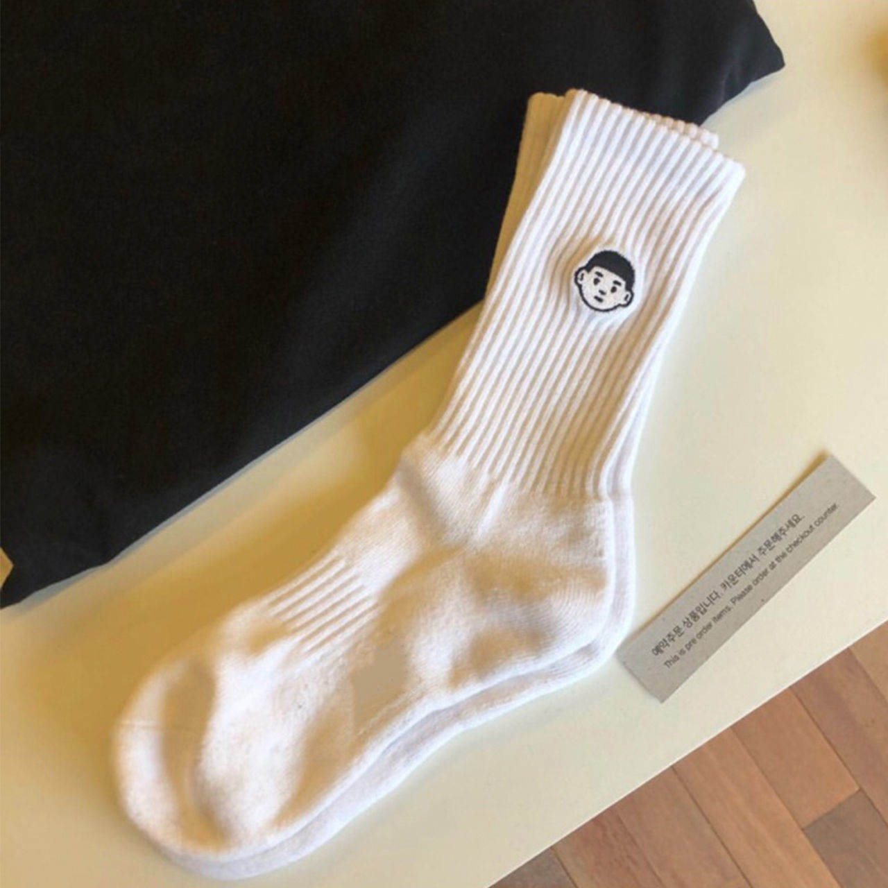 Zhang Zifeng same mid-calf socks men's and women's Japanese ins trendy preppy style small head long sports socks