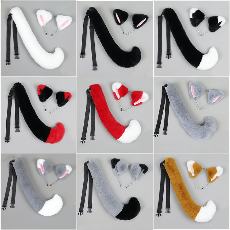 One-piece delivery plush beast tail cute fashion accessories fox tail waist decoration comic show party cosplay dress up