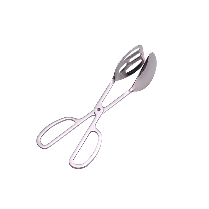 Bakery non-magnetic stainless steel scissors-type food clip restaurant meal sharing stainless steel salad clip bread clip