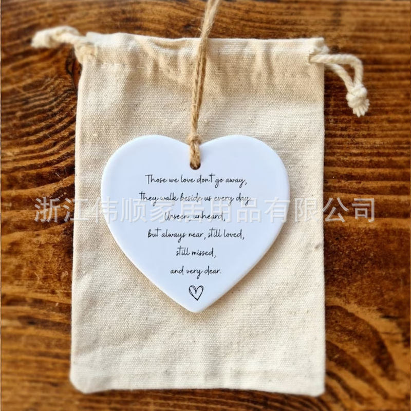 Thank You Gift Acrylic Pendant Decoration with Pendant Valentine's Day Car Accessories