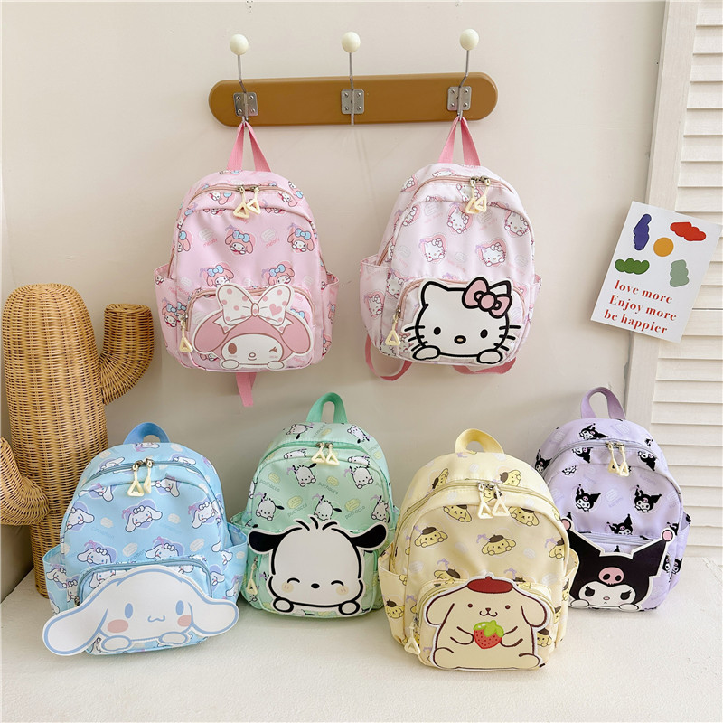 2023 new children's bag cartoon cute boys and girls burden reduction kindergarten schoolbag children backpack wholesale