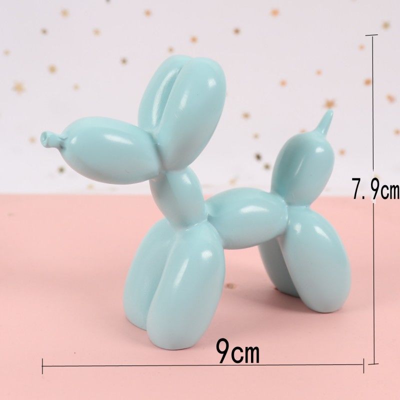 Resin Ball Dog Birthday Cake Decoration Baking Doll Children's Gift Dessert Party Decoration Props