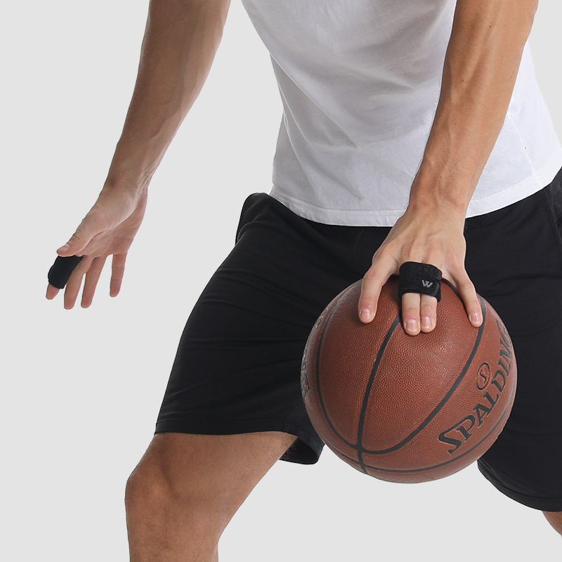 Manufacturers new sports finger guard basketball fitness finger guard elastic breathable sports knitted finger guard joint protection
