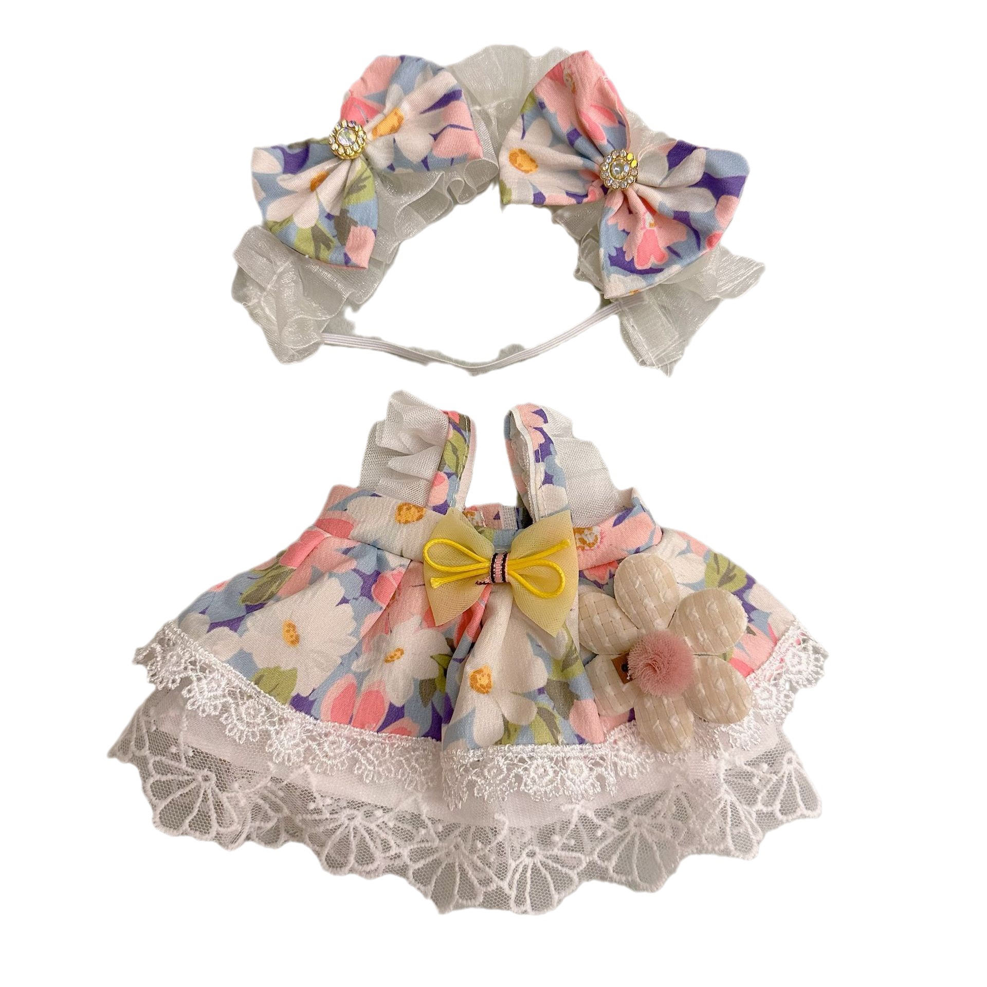 20cm cotton doll cute sweet lolita dress 20cm Doll Doll dress dress small skirt