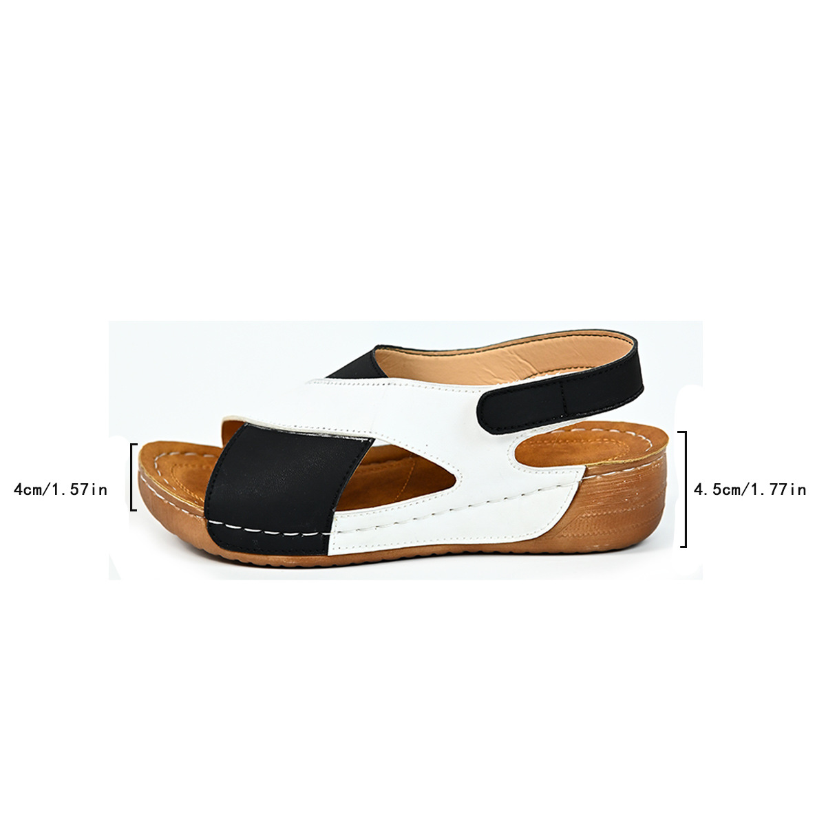 European and American Roman Sandals Women's 2024 Summer New Style Platform Thick Bottom Skirt Casual Open Toe All-match Beach Cool