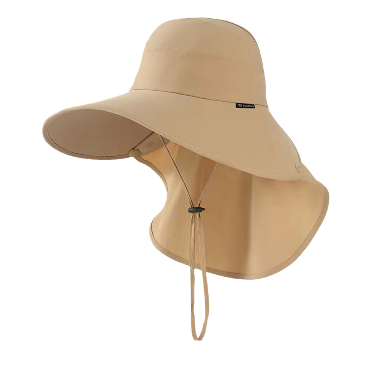 Big Brim Sun Hat Women's Summer New Anti-air Top Hat Outdoor Face Coverage Neck Protection Sun Hat