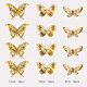Hollow butterfly G gold