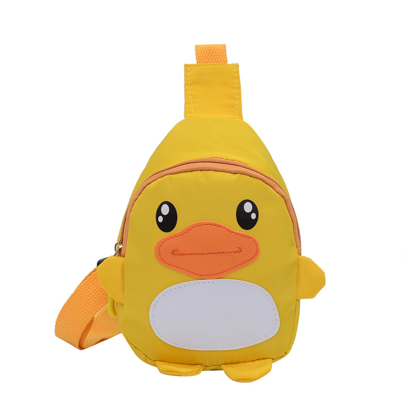 Children's Bag 2021 New Fashion Cartoon Little Duck Messenger Bag Kindergarten Baby Shoulder Bag Travel Coin Purse