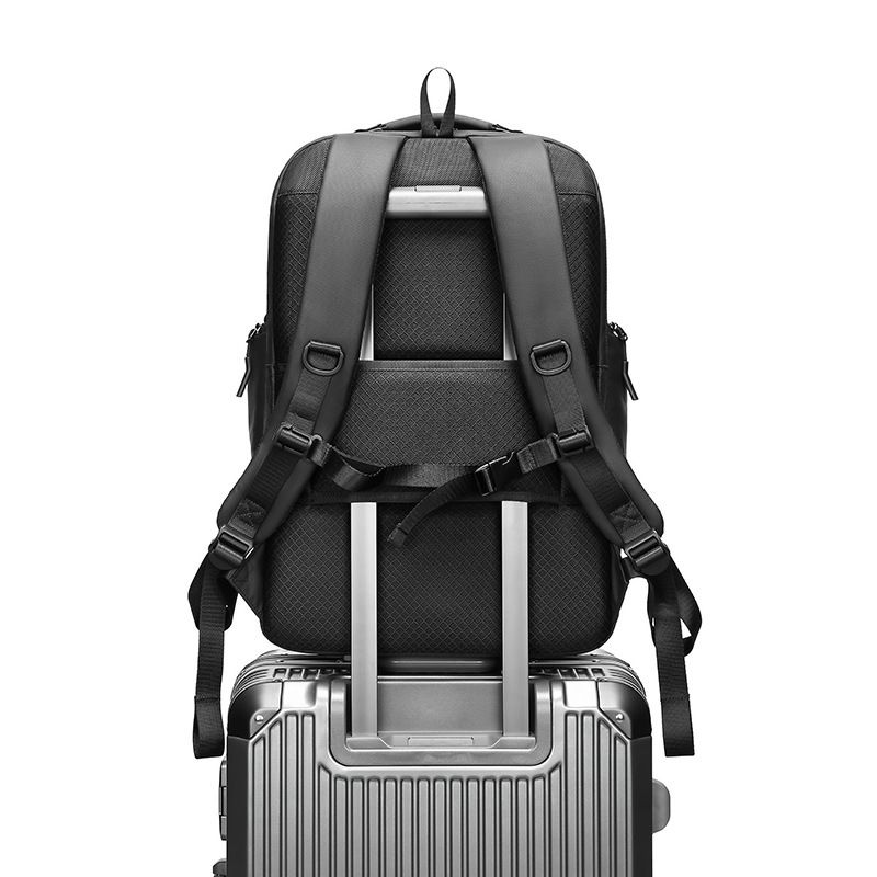 RZTX new backpack men's fashion large capacity business backpack Korean Oxford cloth waterproof junior high school student schoolbag