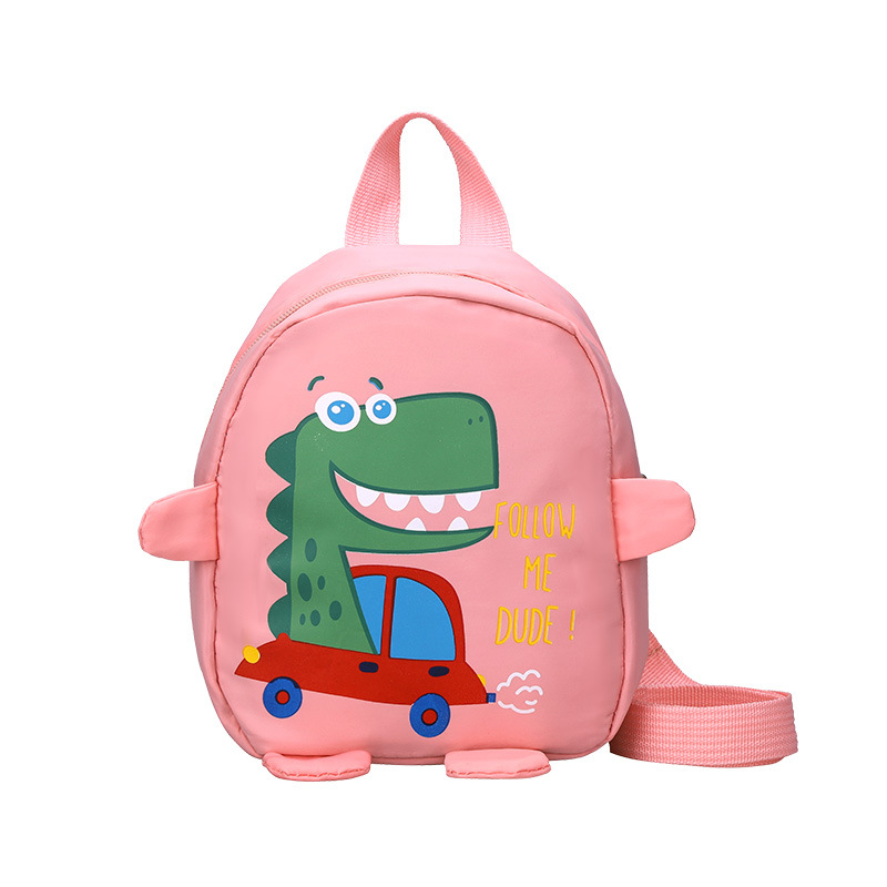 2021 New Children's Anti-lost Dinosaur Backpack Cartoon Cute Backpack Baby Kindergarten Schoolbag