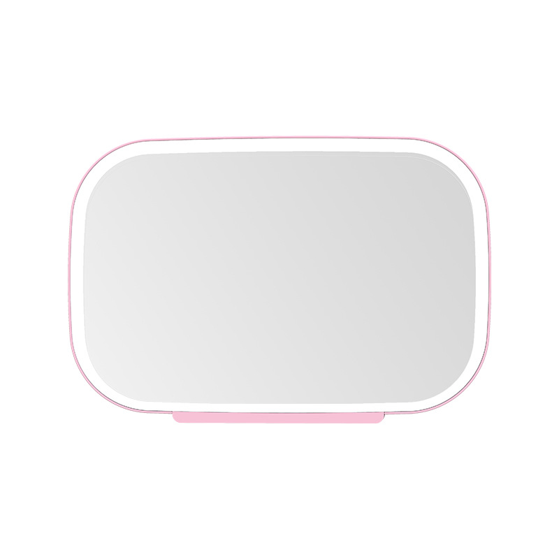 Car Sun Visor Makeup Mirror LED Light Car Interior Touch Makeup Mirror Car Supplies HD Dressing Mirror