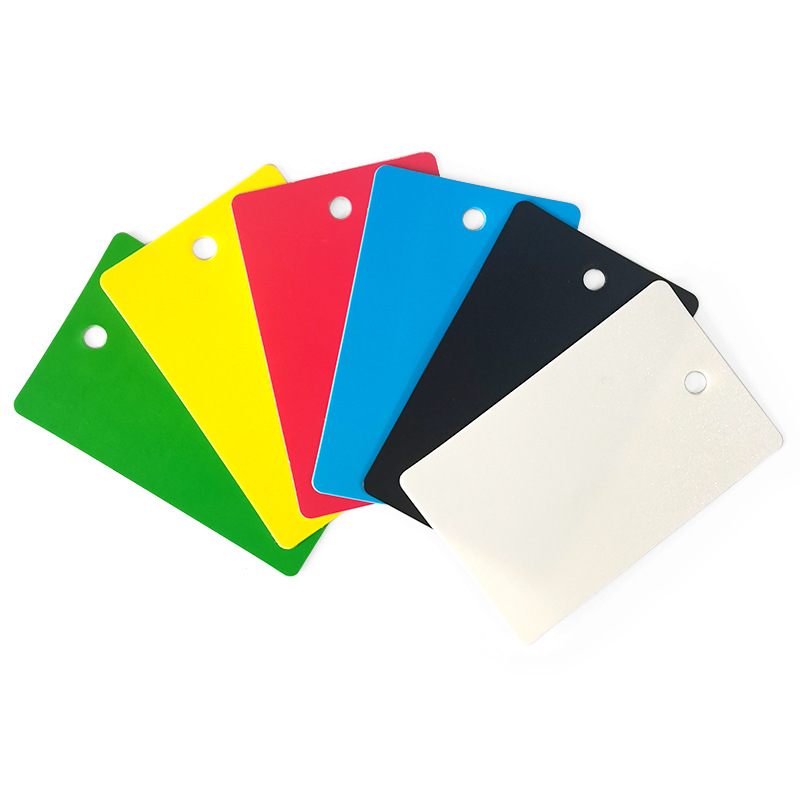 Blank price tag PVC price tag plastic with hole marked price tag card supermarket tag price card