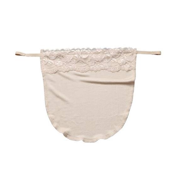 High-grade modal one-piece strapless breast women's anti-light artifact invisible exquisite lace short