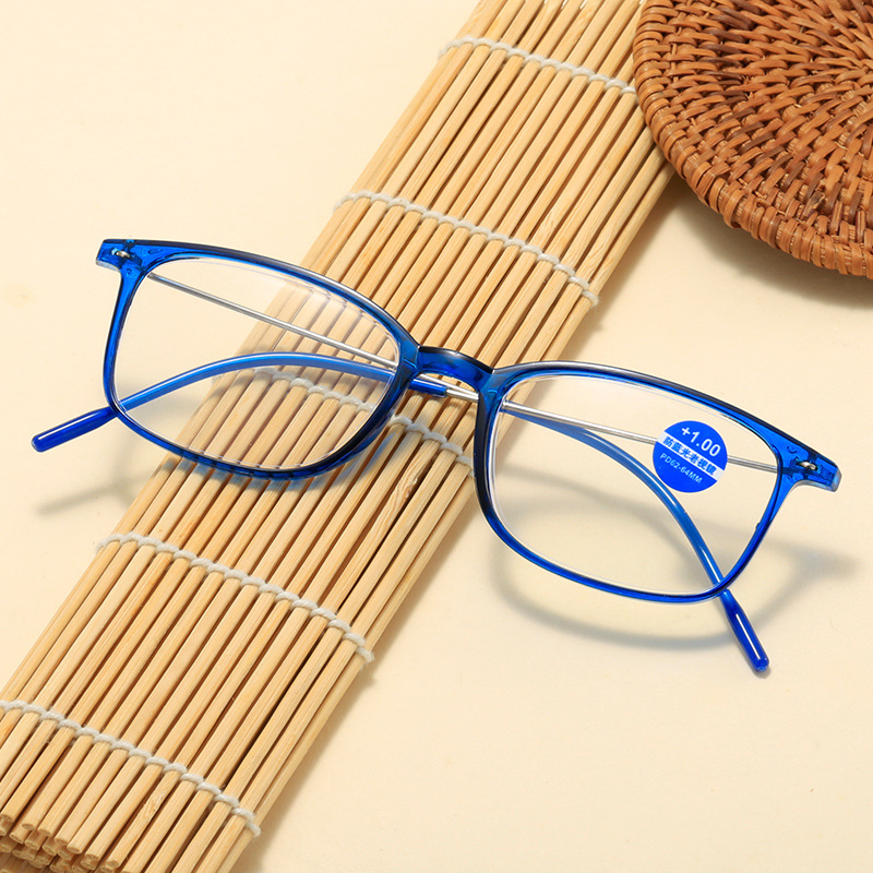 New fashion simple men's and women's high-definition reading glasses stall wholesale box portable reading mirror for the elderly