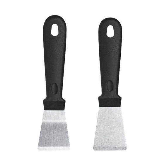 Stainless steel lampblack shovel lampblack machine shovel blade decontamination shovel pot bottom cleaning tool vortex Shell oil kitchen cleaning shovel