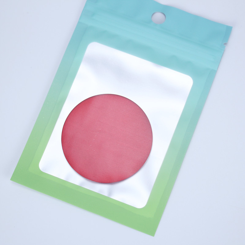 Color gradient dumb aluminum window bone bag jewelry gift self-sealing bag mobile phone case digital electronic products packaging bag