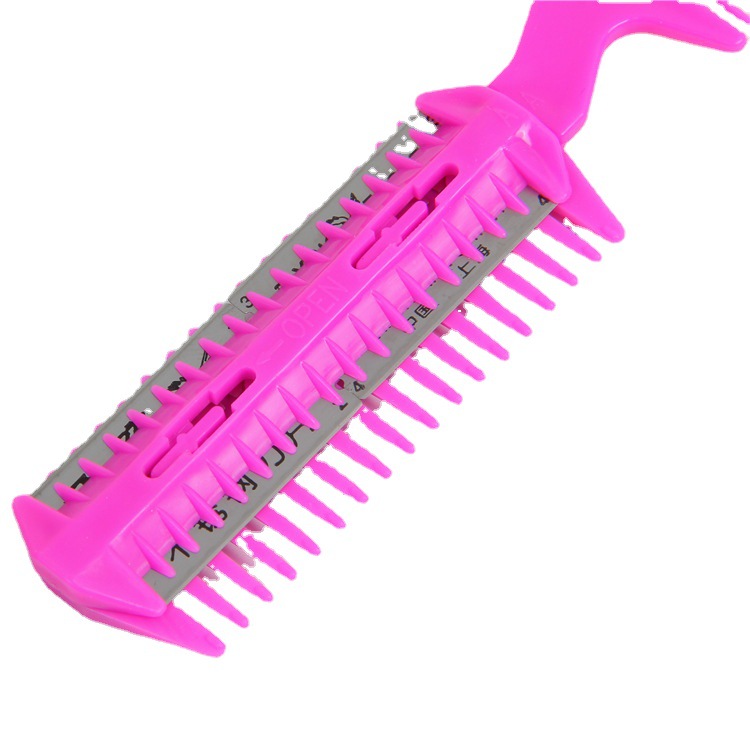 Wholesale pet stainless steel knot opener cat dog teddy bear knot comb medium and large dog comb dog rake comb