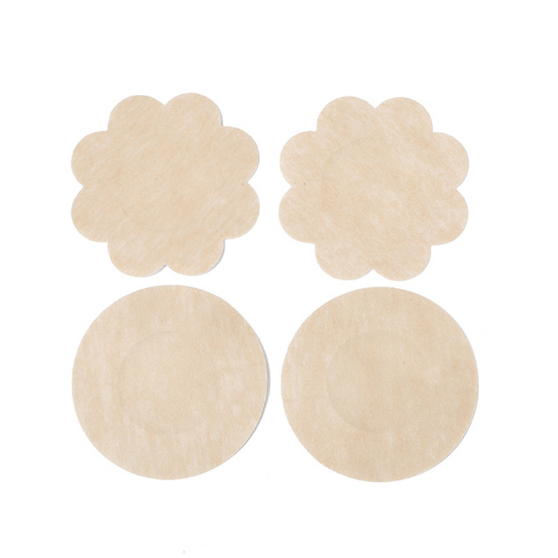 Summer ultra-thin disposable non-woven areola stickers seamless invisible chest stickers breathable Men's and women's nipple stickers anti-exposure stickers