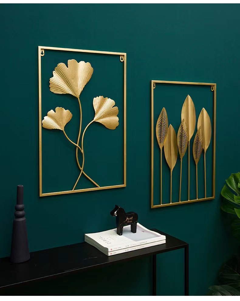 Double 11 Special Offer, Modern Simple Living Room Dining Room Plant Wall Decoration Wholesale Creative Home Light Luxury Wall Nordic Style