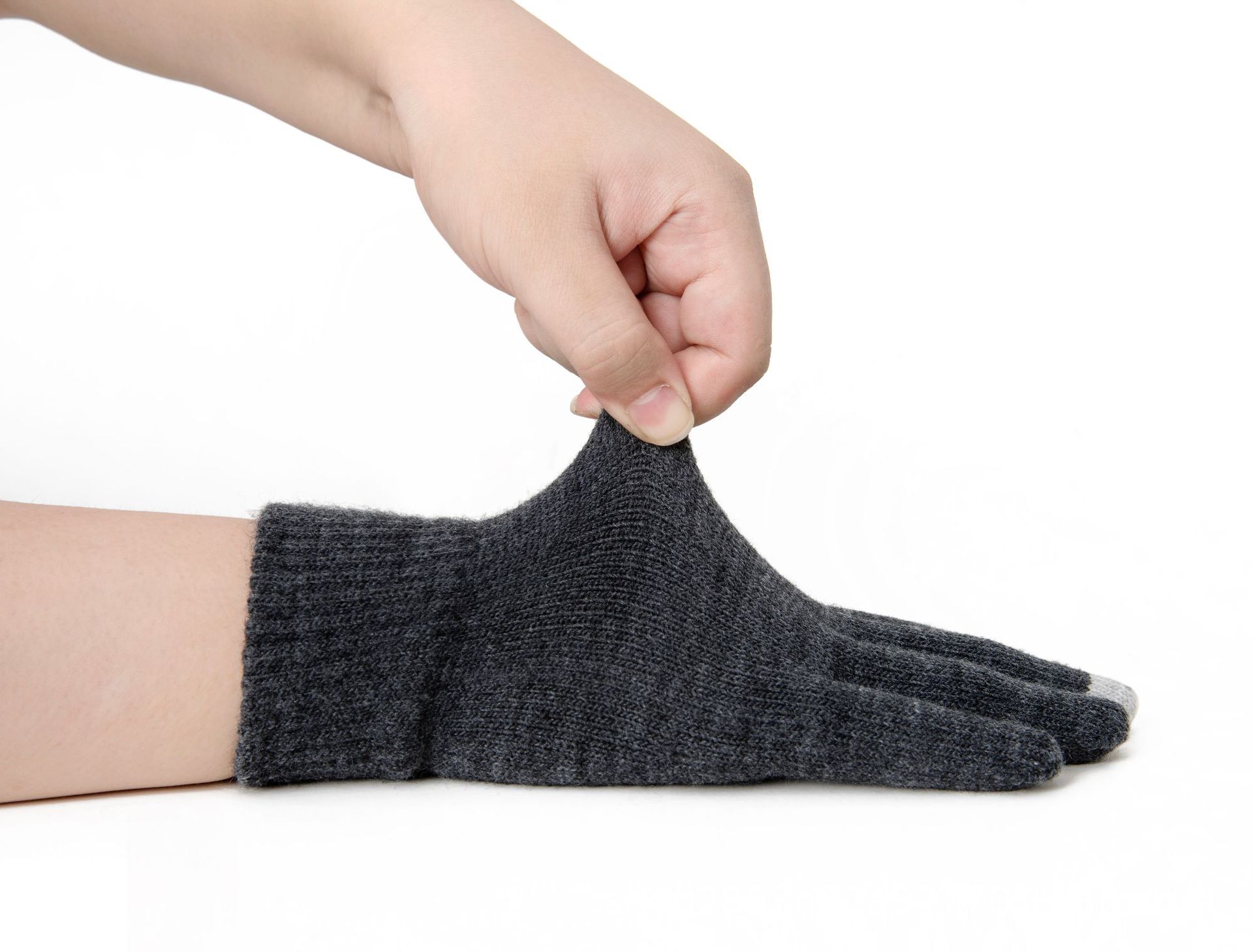 Cross-border special gloves Amazon winter cold-proof knitted wool fleece-lined thickened touch screen warm gloves wholesale