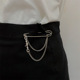 Double layer series brooch: small thorn