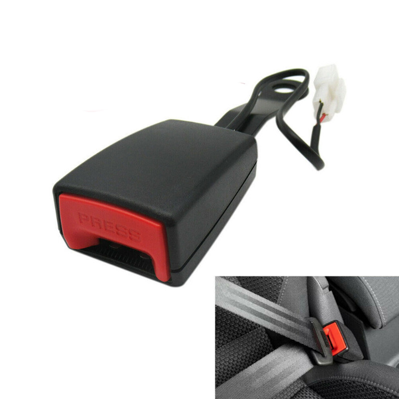 Car seat belt buckle socket connector with warning alarm signal base with wire normally closed plug wholesale