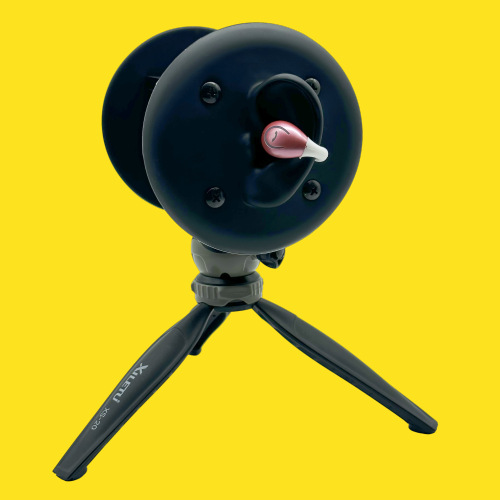 Silicone Ear Display Supplies Tripod Bracket Live Video Headset Display Desktop Head Recording Mac