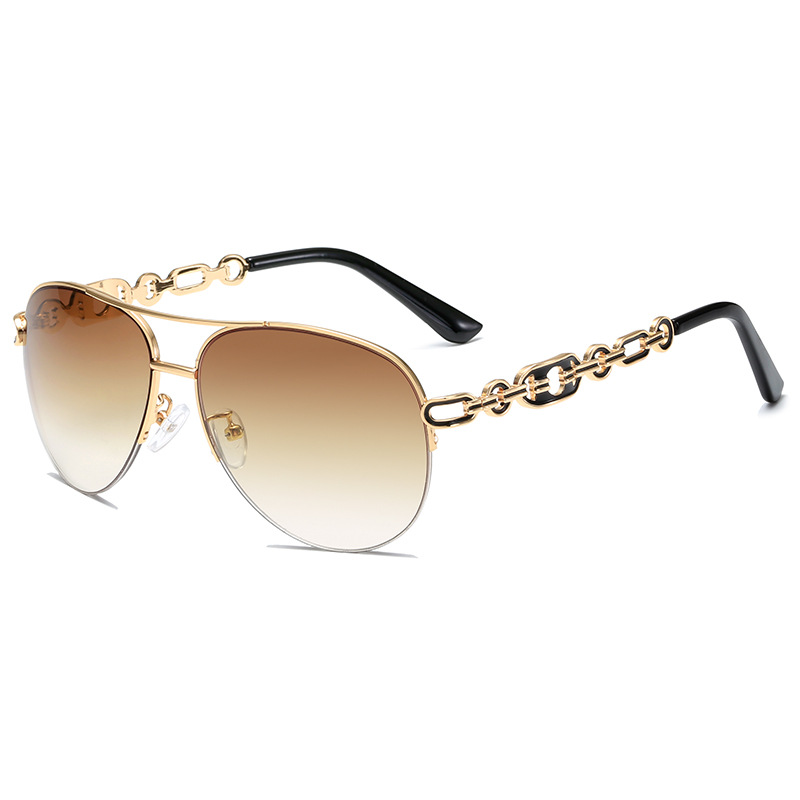 Nowaluntai glasses Amazon cross-border hanging silk sunglasses European and American women sunglasses fashion sunglasses