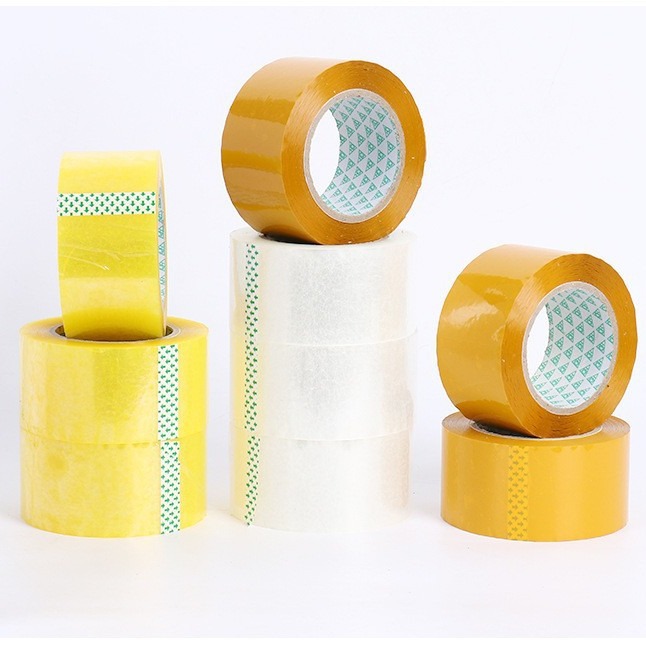 Transparent tape large roll wholesale tape manufacturers tape express sealing packing tape whole box yellow tape