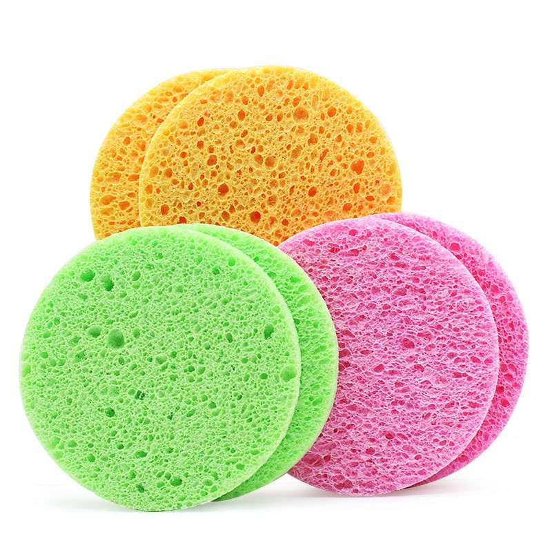 Natural Wood Pulp Cotton Face Cleansing Honeycomb Cleansing Face Cleansing Remover Cotton Makeup Cotton Exfoliating Face Cleansing Sponge