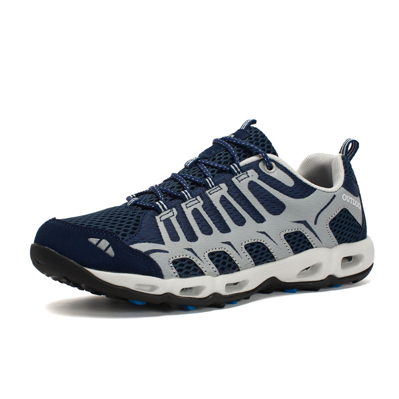 6126 men's and women's upstream shoes outdoor sneaker spring and summer mesh surface lightweight non-slip breathable off-road running hiking shoes