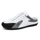 Tods men's 2024 spring and summer men's flat casual shoes trendy soft bottom driving shoes half support shoes men's fashionable shoes