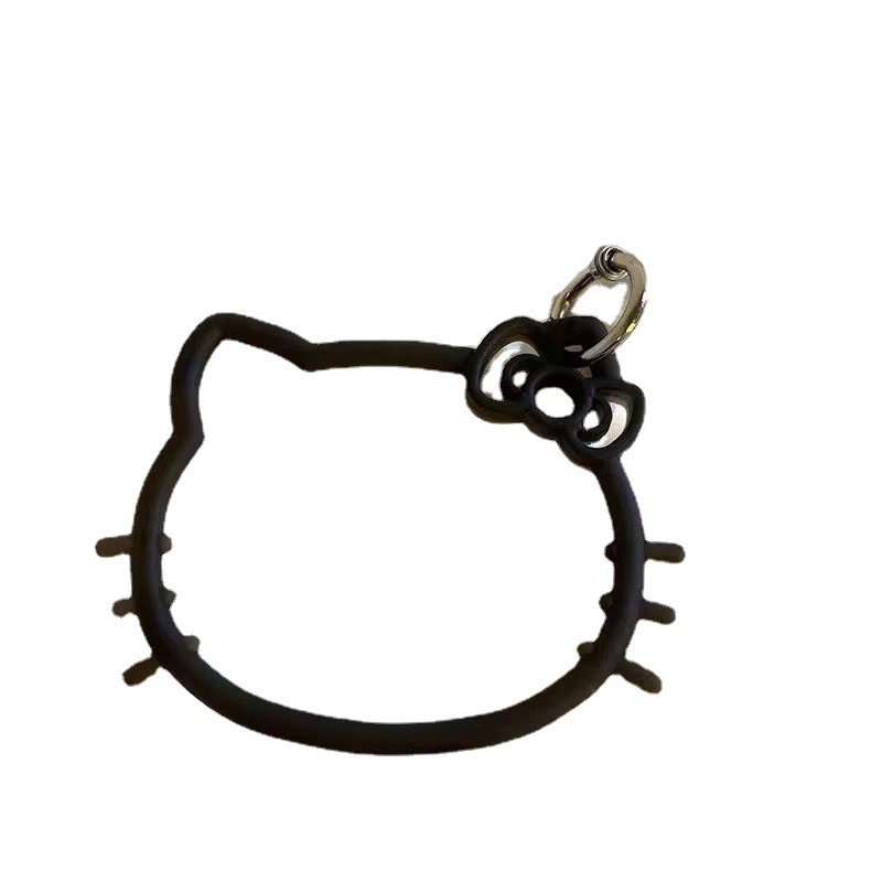 Cat Silicone Bracelet Silicone Hanging Fashionable and Convenient Wrist Ring Anti-lost and Anti-fall Multifunctional Keychain Card