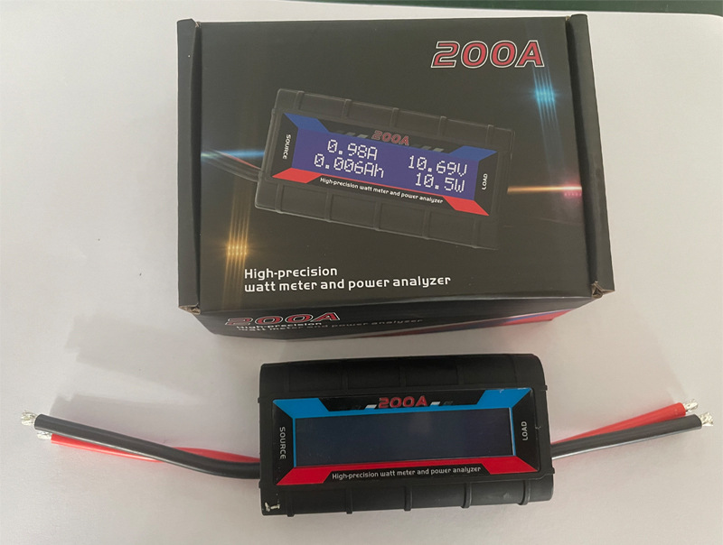 200A model aircraft power meter analyzer current power meter model tester UAV accessories high precision