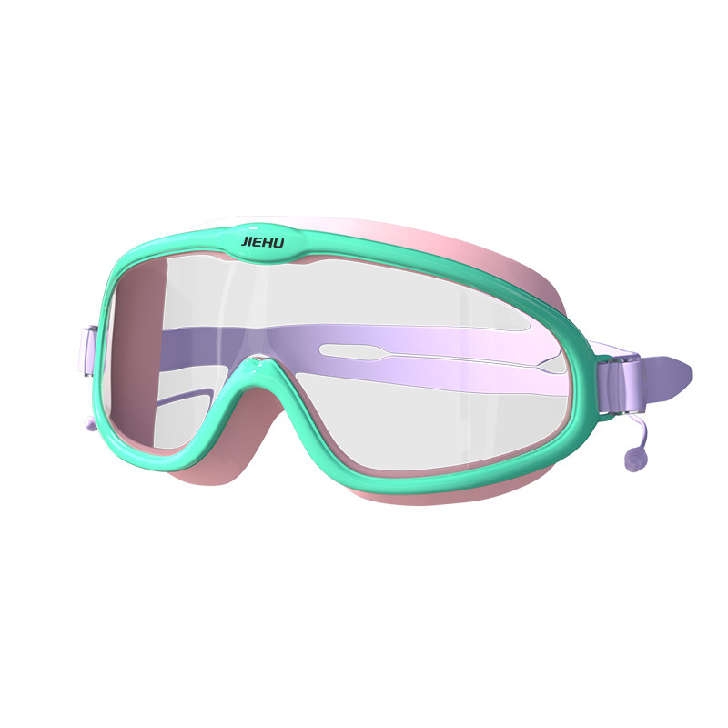 Children's Goggles Boys and Girls Swimming Glasses Waterproof Anti-fog Large Frame Swimming Goggles Children's Professional Swimming Equipment