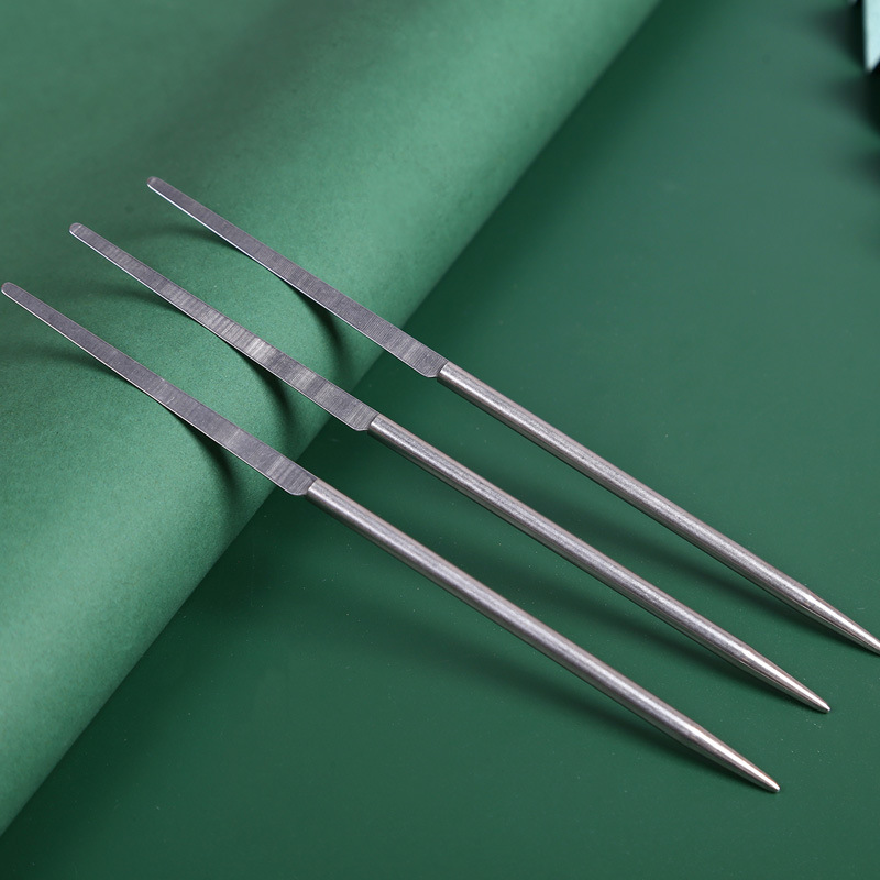 Ear picking tool stainless steel tapered handle cloud knife ear scraping ear hair ear pick face scraper ear pick